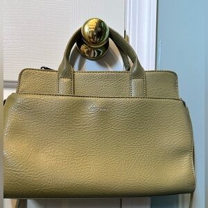 Matt & Nat green satchel bag